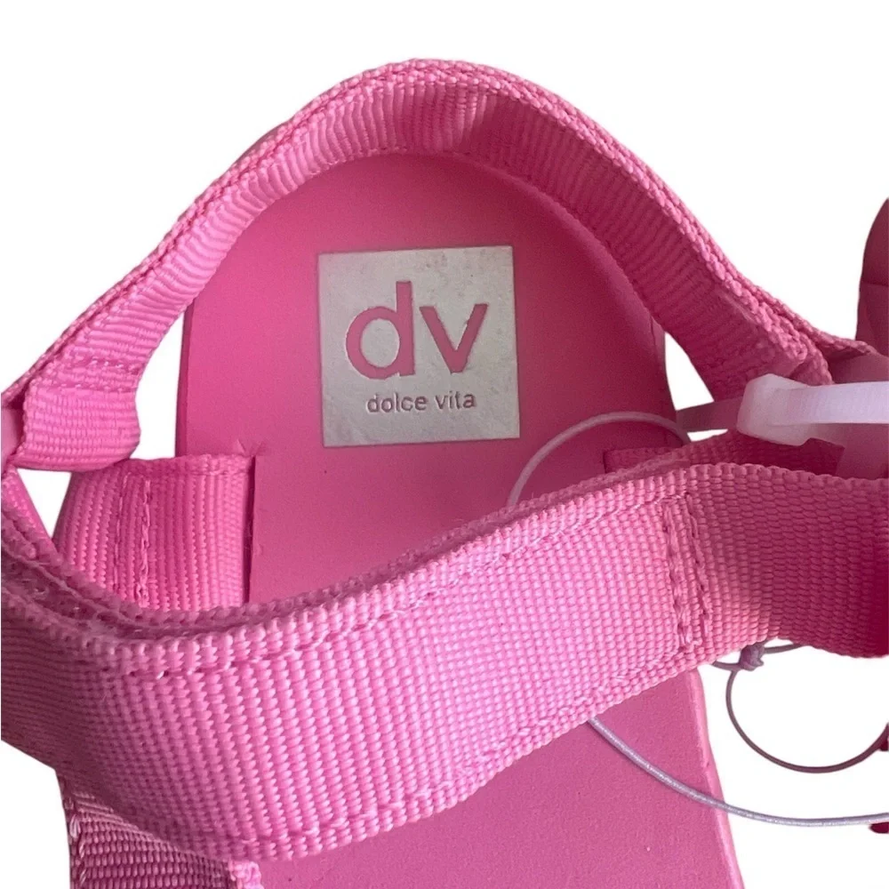 Dolce Vita Pink Sandals with Adjustable Straps